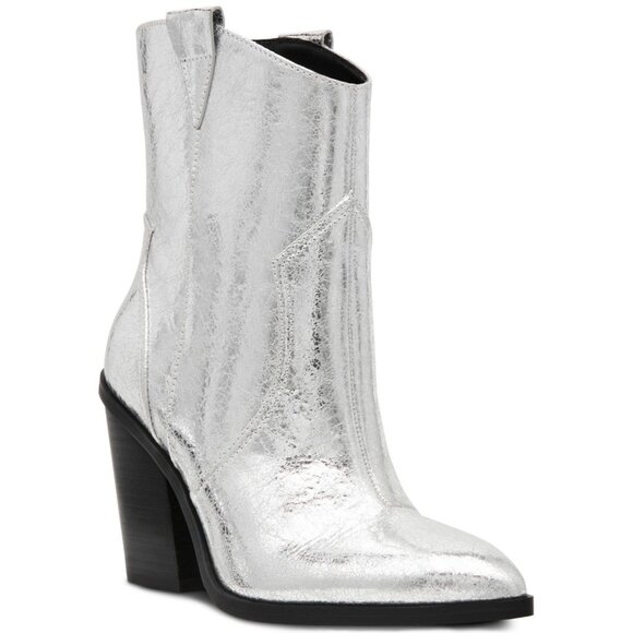 DV by Dolce Vita Shoes - DV by Dolce Vita Nazareth Women's Silver Boot Medium Size 8 NEW